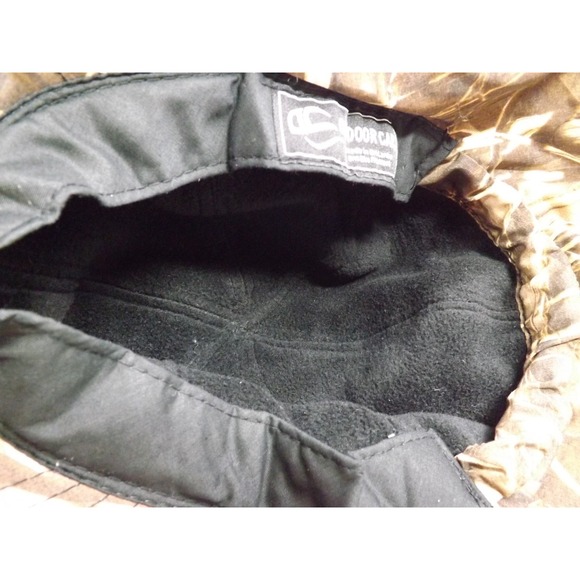 OC Outdoor Cap/ Hat One Sz Camo Neck Flap Adjustable Hunting Hiking Fleece Lined - Picture 10 of 16